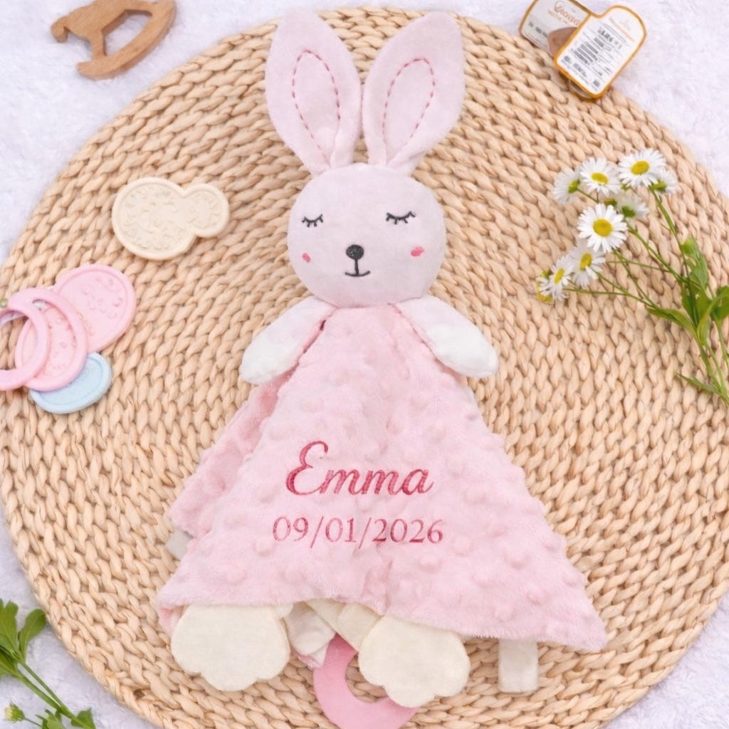 Doudou personnalisé Lapin