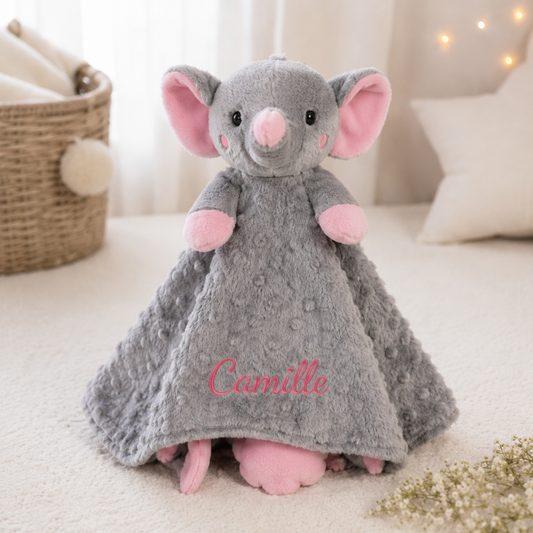 Doudou personnalisé Éléphant