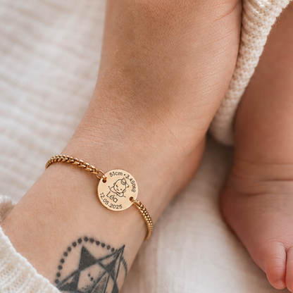 Bracelet Naissance Personnalisé