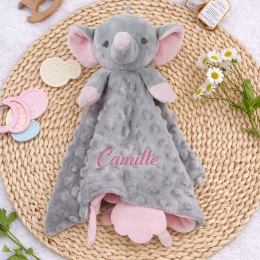 Doudou personnalisé Éléphant