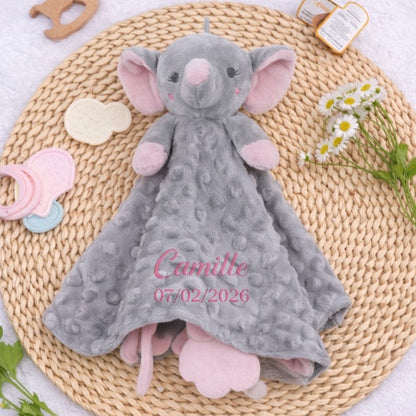 Doudou personnalisé Éléphant