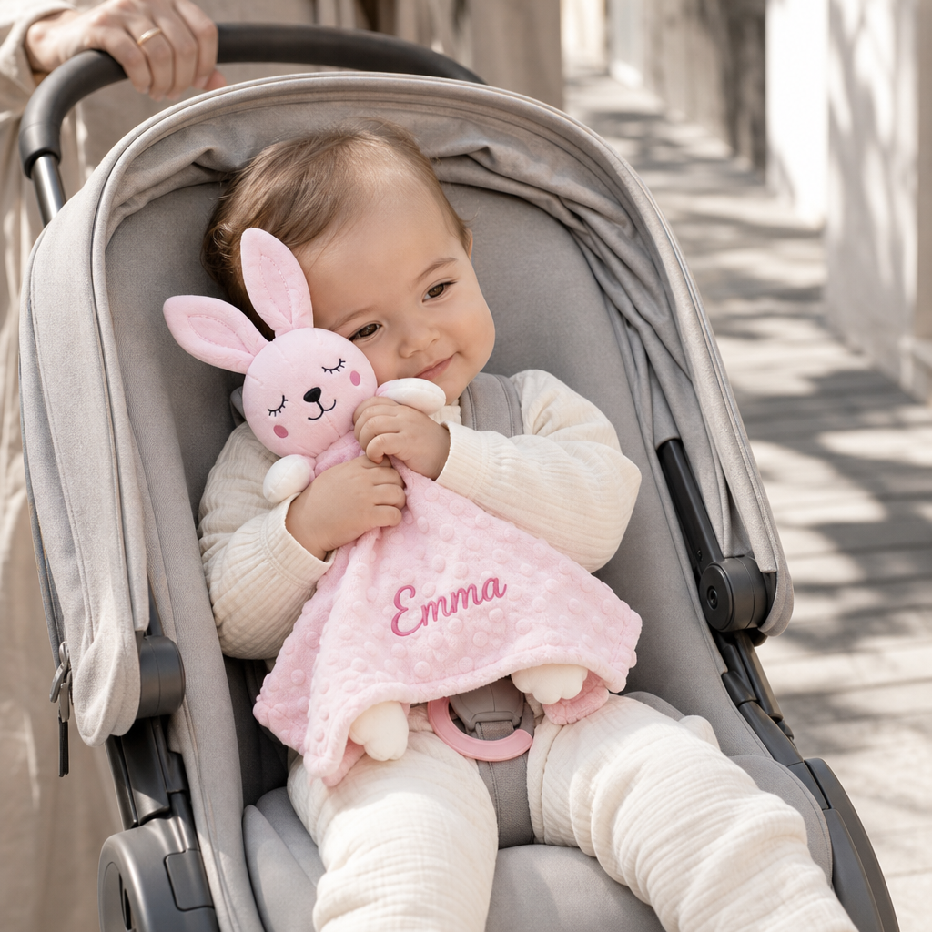 Doudou personnalisé Lapin