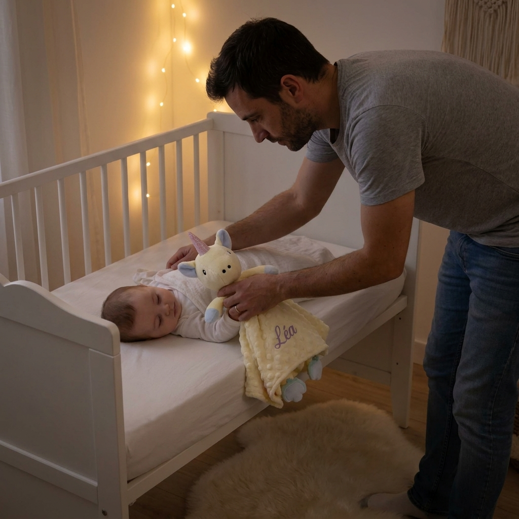 Doudou personnalisé Licorne